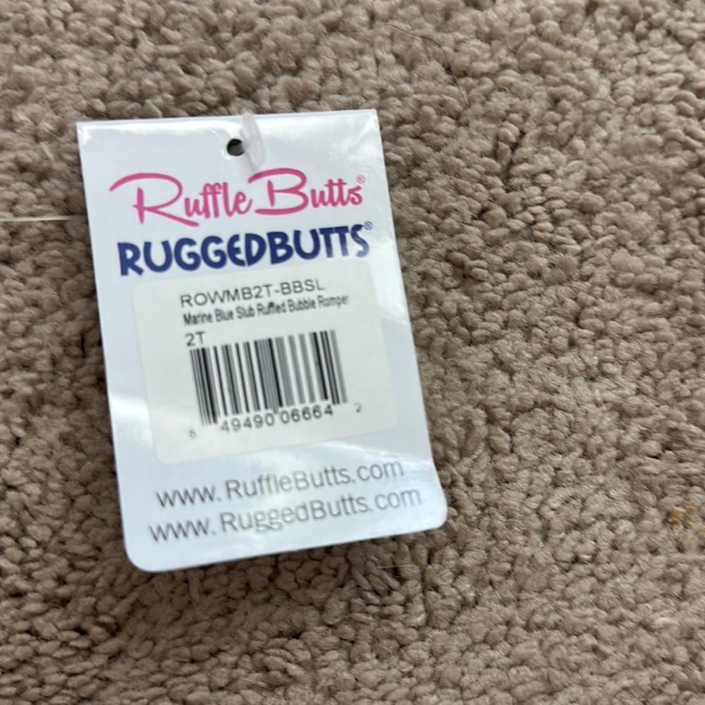 2T RuffleButts onesie - Picture 2 of 2